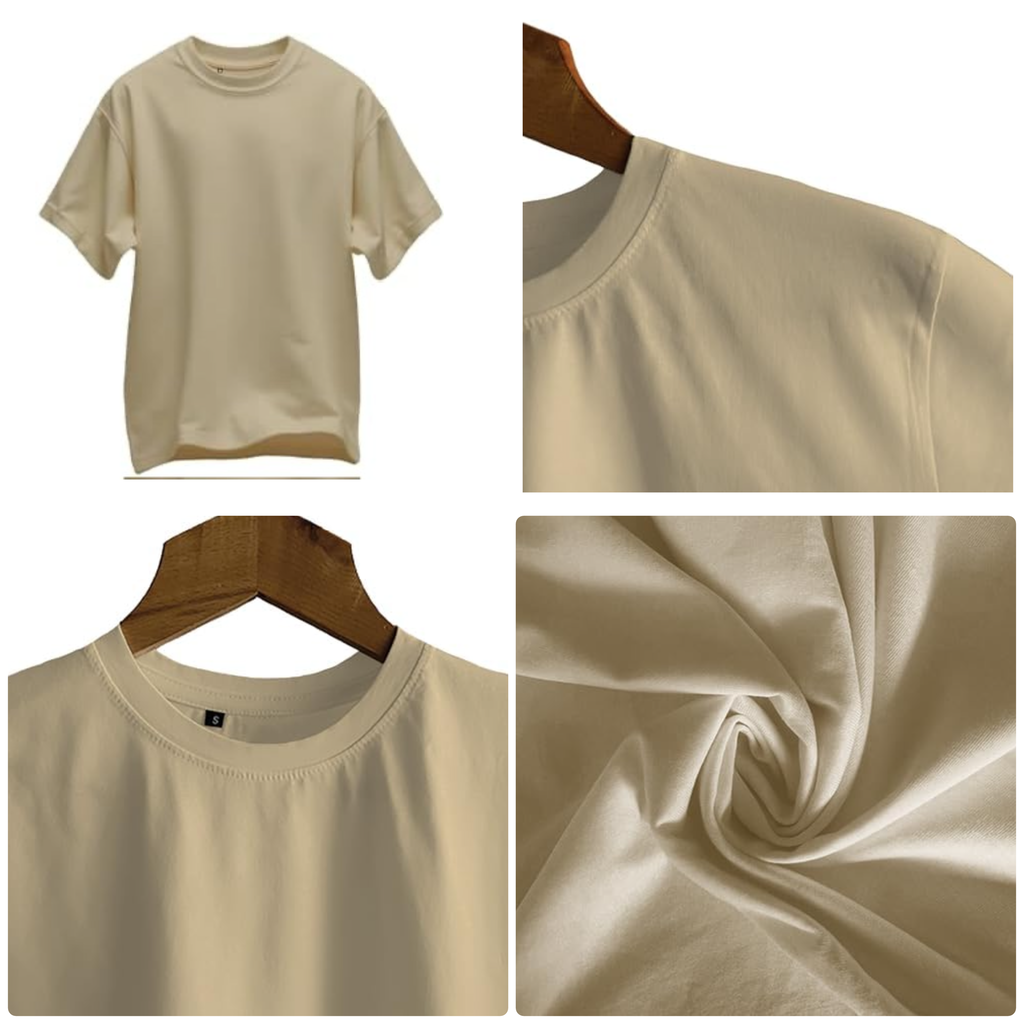 Unisex Oversized Heavyweight T-Shirt – Crew Neck, 100% Cotton